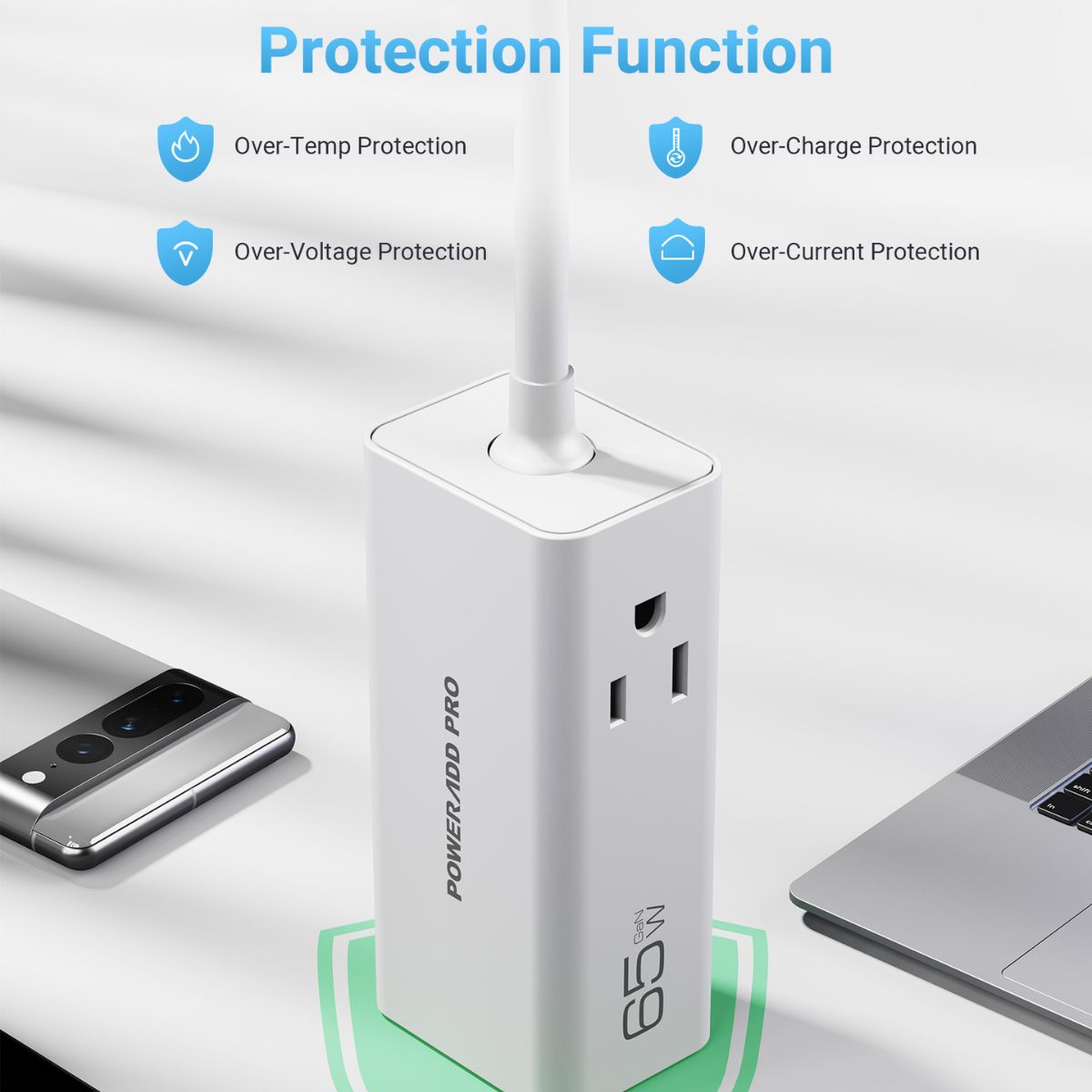 POWERADD PRO USB Wall Charger 65W