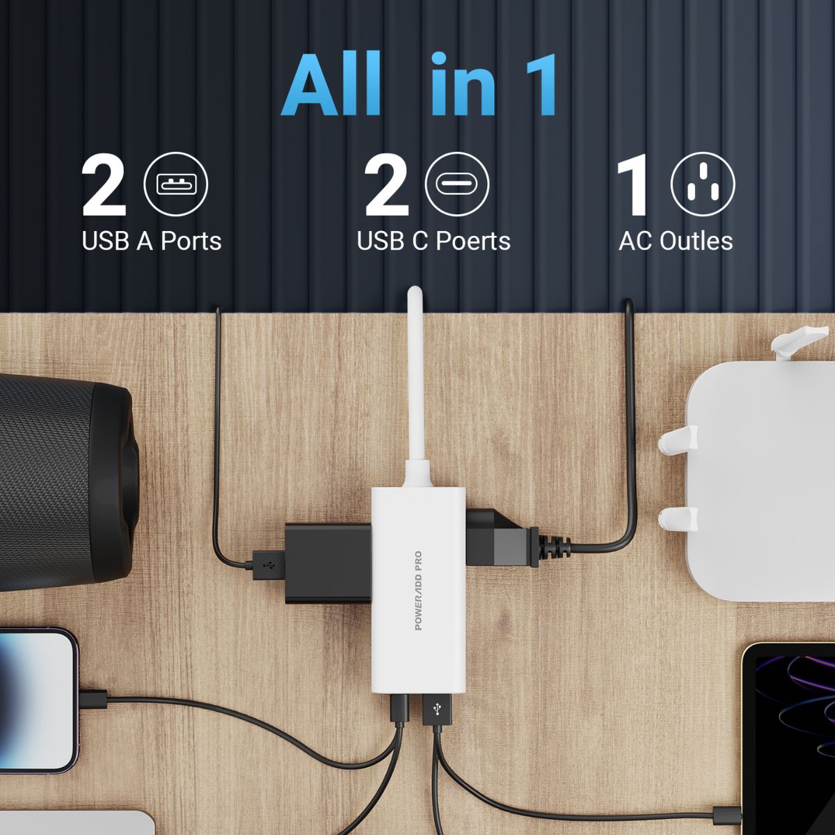 POWERADD PRO USB Wall Charger 65W