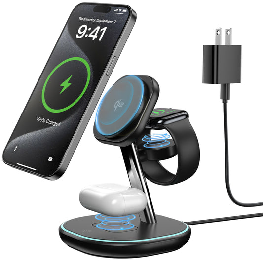 EnergyCell New Qi2 3-in-1 Wireless Charging Station