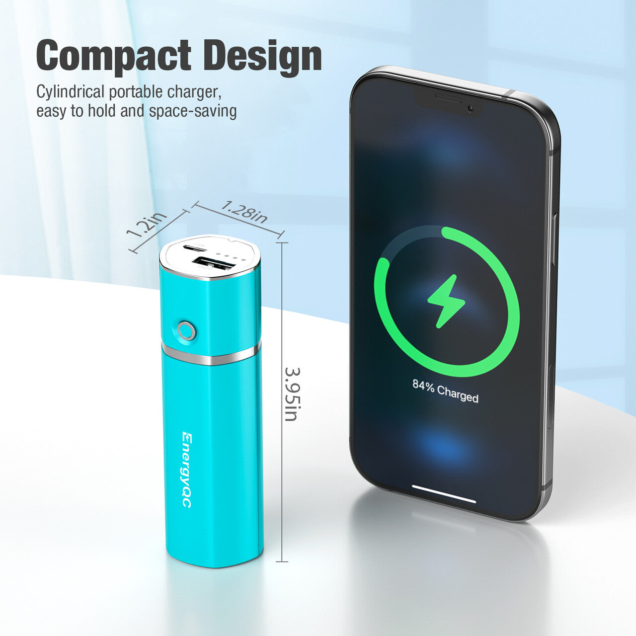 External battery online charger